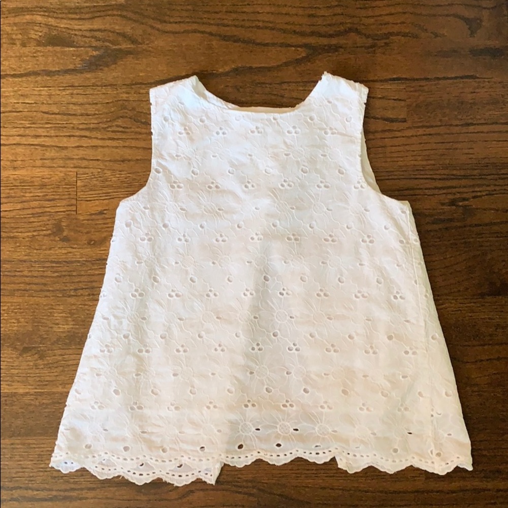 Zara Kids Size 13/14 Lace Pattern Open Back Tank